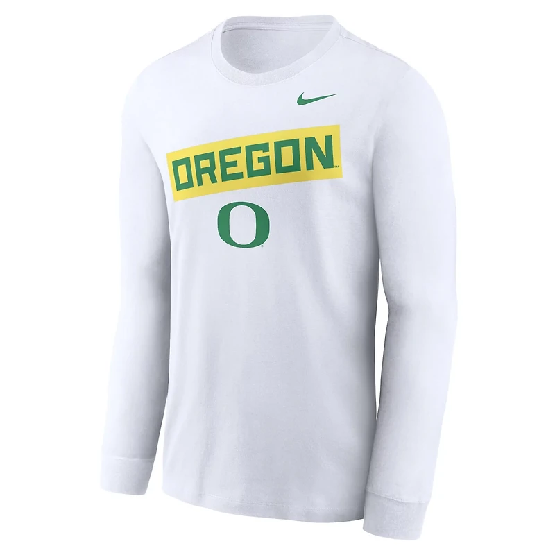 Nike Oregon Ducks Two-Hit Classic Location Long Sleeve T-Shirt
