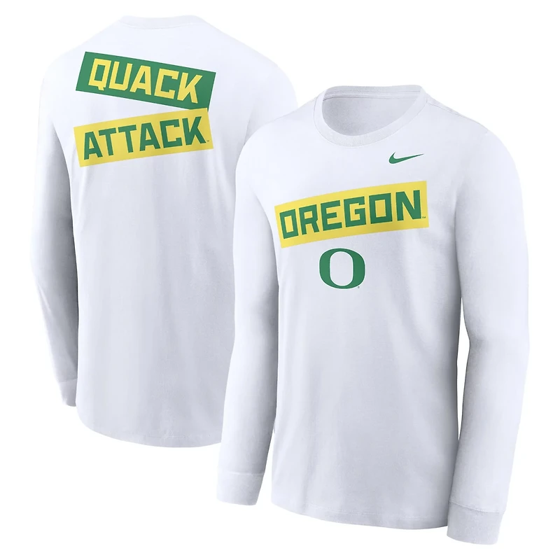 Nike Oregon Ducks Two-Hit Classic Location Long Sleeve T-Shirt
