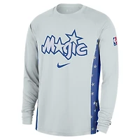 Nike Orlando Magic 2025 26 City Edition Authentic Pregame Dri-FIT Long Sleeve Shooting T-Shirt