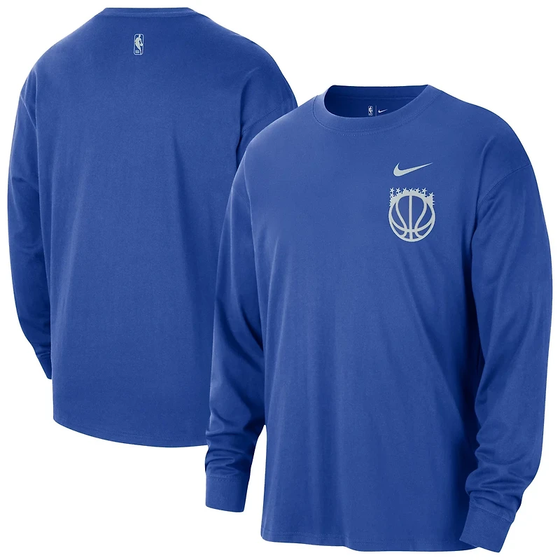 Nike Orlando Magic 2025 26 City Edition Remix Essential Logo Long Sleeve T-Shirt