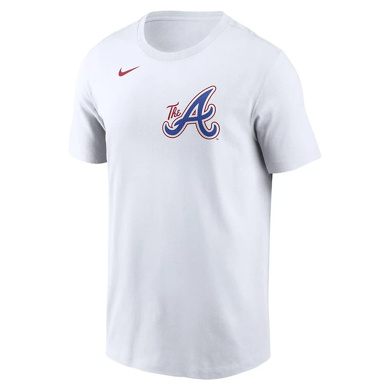 Nike Ozzie Albies Atlanta Braves 2024 City Connect Fuse Name  Number T-Shirt
