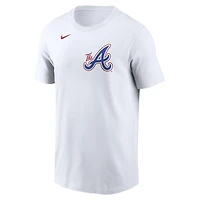 Nike Ozzie Albies Atlanta Braves 2024 City Connect Fuse Name  Number T-Shirt