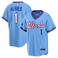 Nike Ozzie Albies Powder Atlanta Braves 2026 City Connect Stadium Jersey