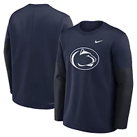 Nike Penn State Nittany Lions 2025 Sideline Coach Therma-FIT Long Sleeve T-Shirt