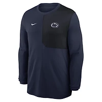 Nike Penn State Nittany Lions 2025 Sideline Coach UV Performance Long Sleeve T-Shirt