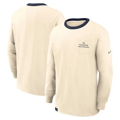 Nike Penn State Nittany Lions Athletic Prep Max90 Pocket Logo Long Sleeve T-Shirt