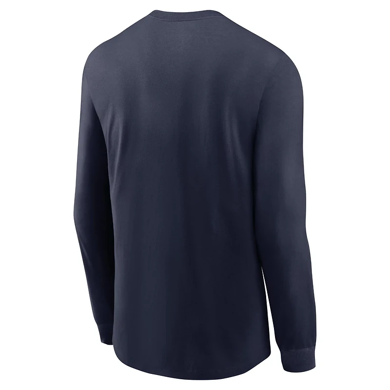 Nike Penn State Nittany Lions Basketball Icon Two-Hit Long Sleeve T-Shirt