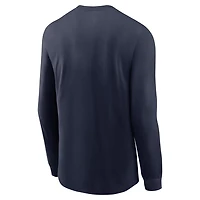 Nike Penn State Nittany Lions Basketball Icon Two-Hit Long Sleeve T-Shirt