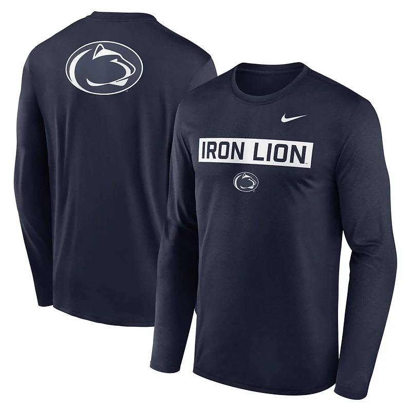Nike Penn State Nittany Lions Primetime Campus 2-Hit Legend Dri-FIT Long Sleeve T-Shirt