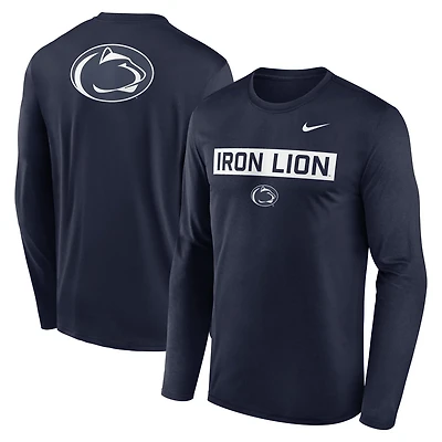 Nike Penn State Nittany Lions Primetime Campus 2-Hit Legend Dri-FIT Long Sleeve T-Shirt