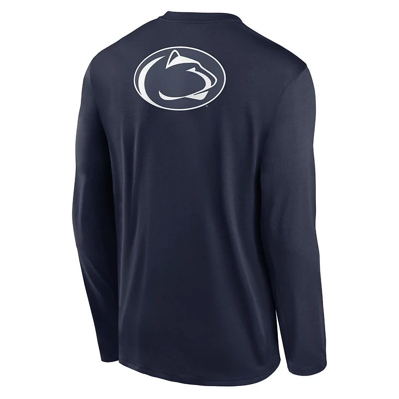 Nike Penn State Nittany Lions Primetime Campus 2-Hit Legend Dri-FIT Long Sleeve T-Shirt