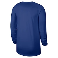Nike Philadelphia 76ers 2025 26 On-Court Flare Dri-FIT Practice Long Sleeve Tri-Blend T-Shirt