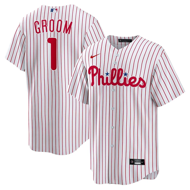 Nike Philadelphia Phillies 1 Groom Home Replica Jersey