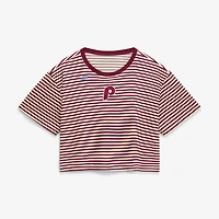 Nike Philadelphia Phillies Cooperstown Collection Striped Cropped T-Shirt