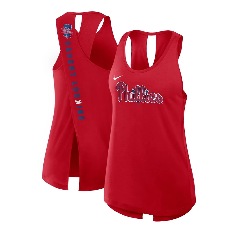 Nike Philadelphia Phillies Crisscross Performance Tank Top