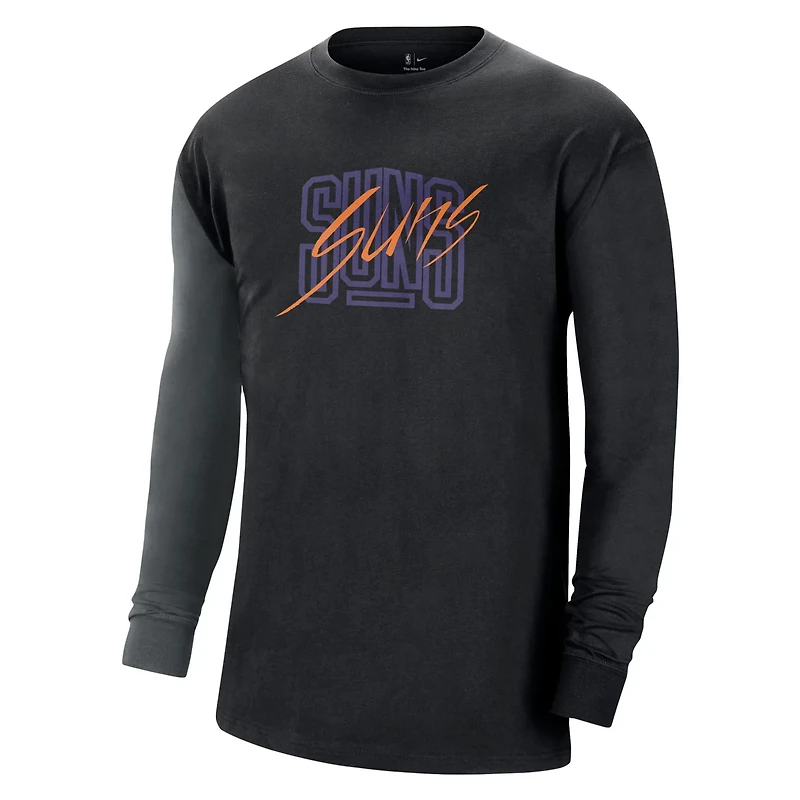 Nike Phoenix Suns Courtside Versus Flight MAX90 Long Sleeve T-Shirt