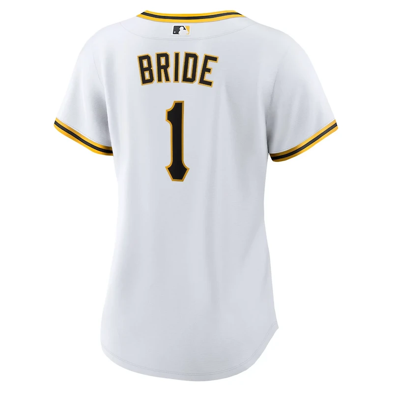 Nike Pittsburgh Pirates 1 Bride Home Replica Jersey