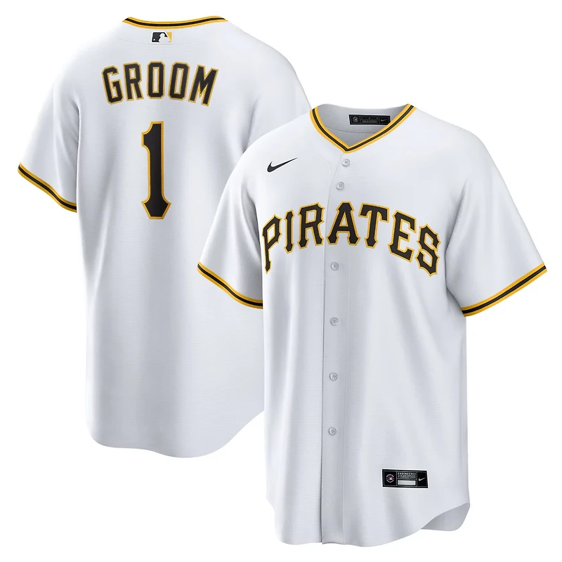 Nike Pittsburgh Pirates 1 Groom Home Replica Jersey