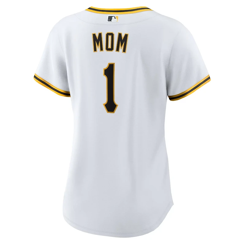 Nike Pittsburgh Pirates 1 Mom Home Replica Jersey