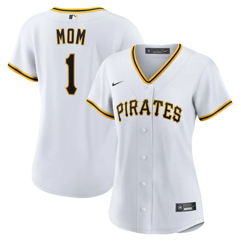 Nike Pittsburgh Pirates 1 Mom Home Replica Jersey
