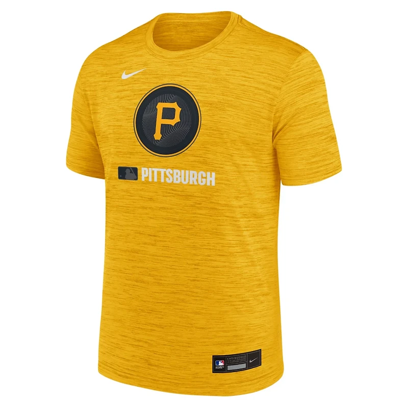 Nike Pittsburgh Pirates 2025 City Connect Authentic Collection Velocity Performance T-Shirt