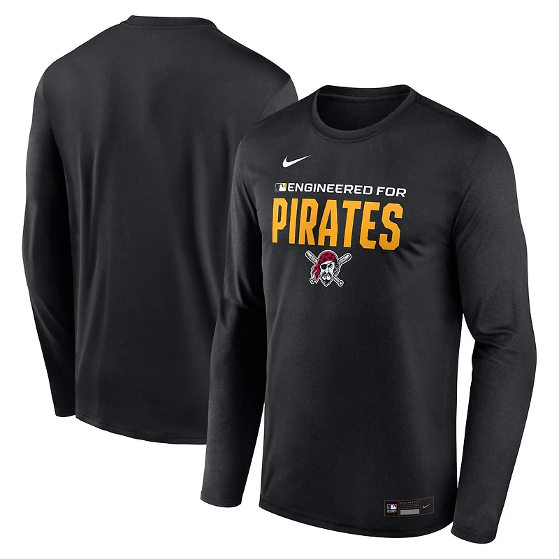 Nike Pittsburgh Pirates Authentic Collection Legend Dri-FIT Long Sleeve T-Shirt