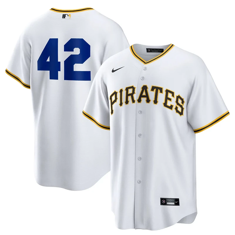 Nike Pittsburgh Pirates Home 2025 Jackie Robinson Day Replica Jersey