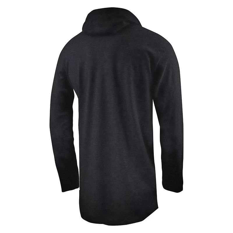 Nike Providence Friars Pink Out Tri-Blend Performance Long Sleeve Hooded T-Shirt