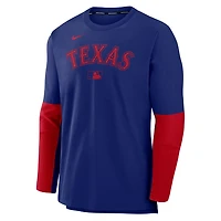 Nike Red Texas Rangers Authentic Collection Lightweight Player Performance Long Sleeve Top