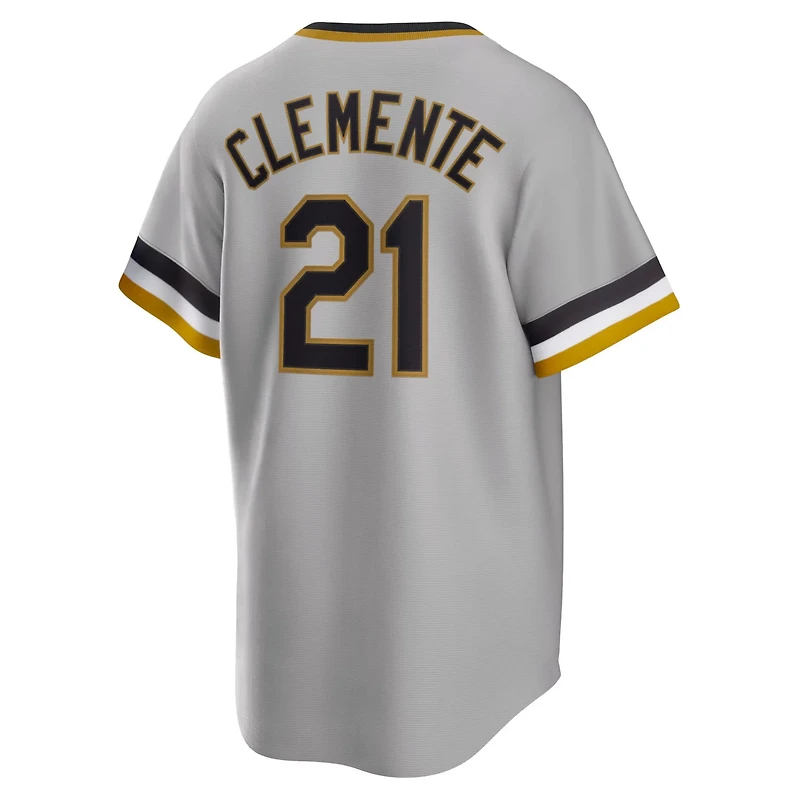 Nike Roberto Clemente Pittsburgh Pirates Road Cooperstown Collection Player Jersey
