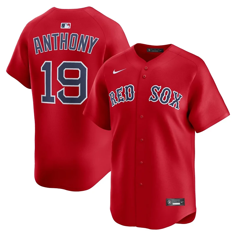 Nike Roman Anthony Boston Sox Alternate Limited Player Jersey