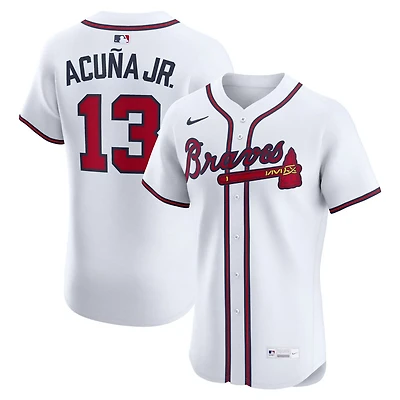 Nike Ronald Acua Jr Atlanta Braves Home Elite Player Jersey