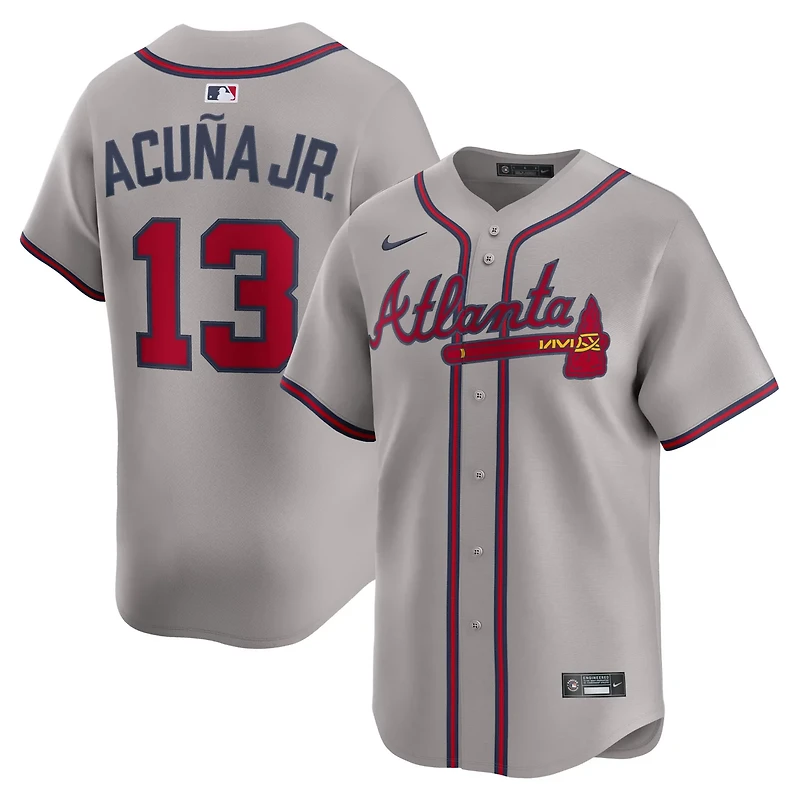Nike Ronald Acua Jr Atlanta Braves Road Limited Player Jersey