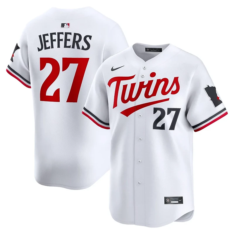 Nike Ryan Jeffers Minnesota Twins Home Limited Player Jersey