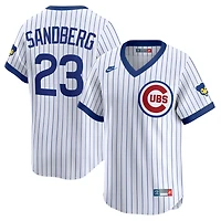 Nike Ryne Sandberg Chicago Cubs Throwback Cooperstown Collection Limited Jersey