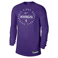 Nike Sacramento Kings 2024 25 Legend On-Court Practice Long Sleeve T-Shirt