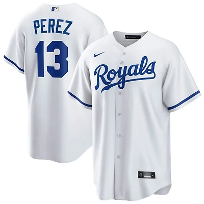 Nike Salvador Perez Kansas City Royals Home Replica Player Jersey