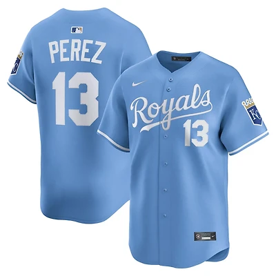 Nike Salvador Perez Light Kansas City Royals Alternate Limited Player Jersey