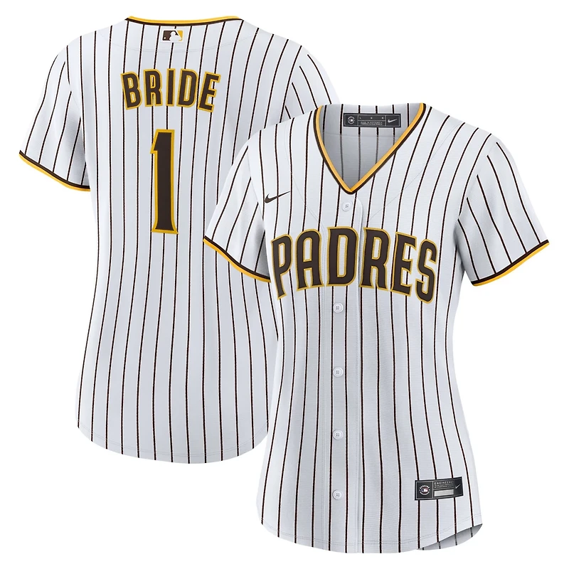 Nike San Diego Padres 1 Bride Home Replica Jersey