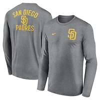 Nike San Diego Padres 2-Hit Legend Performance Long Sleeve T-Shirt