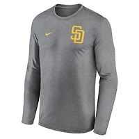 Nike San Diego Padres 2-Hit Legend Performance Long Sleeve T-Shirt
