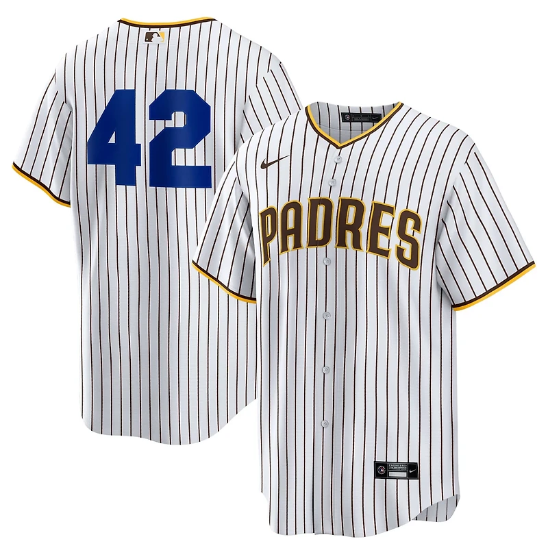 Nike San Diego Padres Home 2025 Jackie Robinson Day Replica Jersey