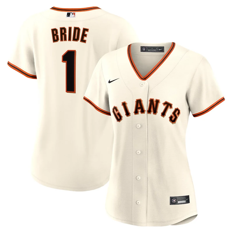 Nike San Francisco Giants 1 Bride Home Replica Jersey