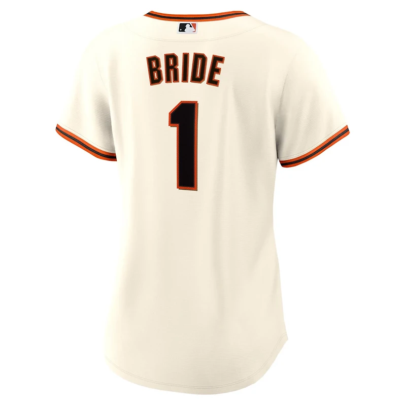 Nike San Francisco Giants 1 Bride Home Replica Jersey