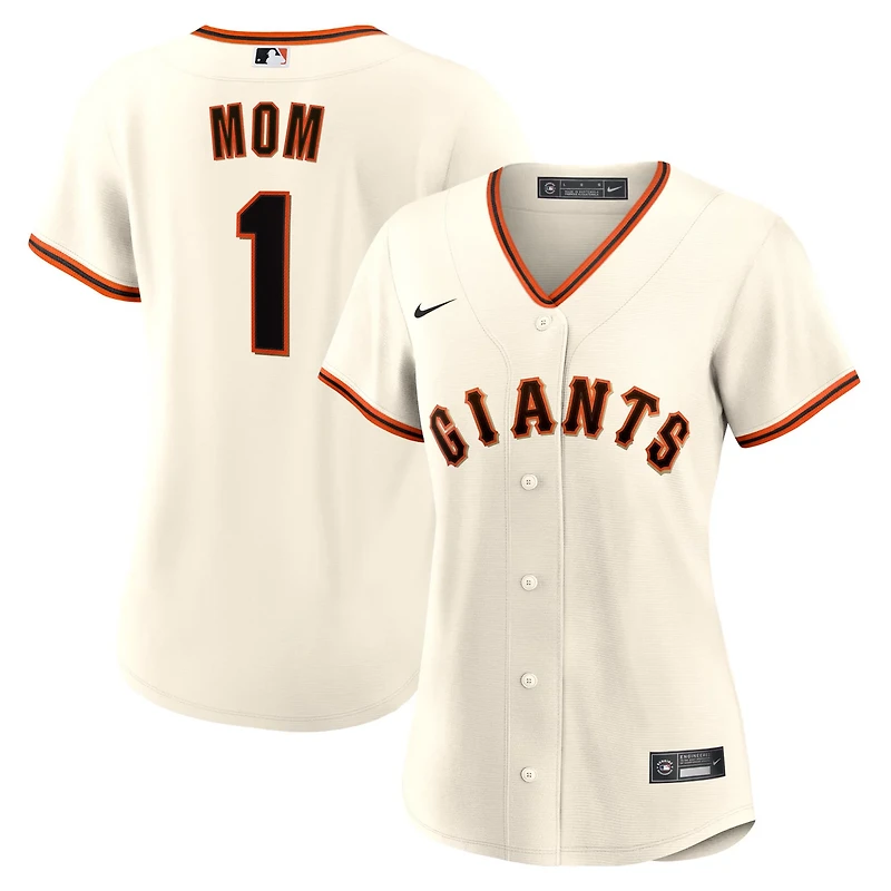 Nike San Francisco Giants 1 Mom Home Replica Jersey