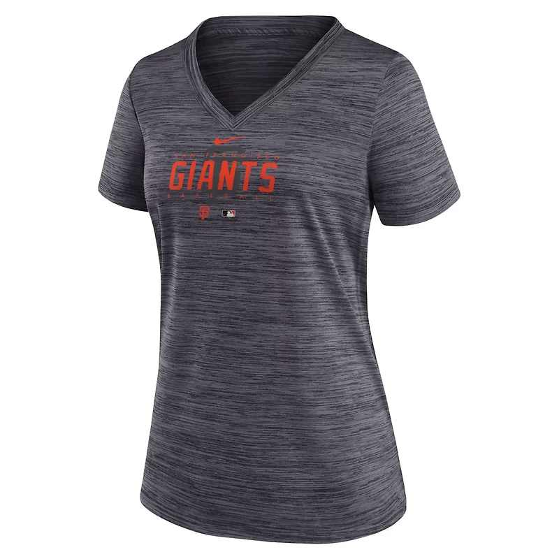 Nike San Francisco Giants Authentic Collection Velocity Practice Performance V-Neck T-Shirt
