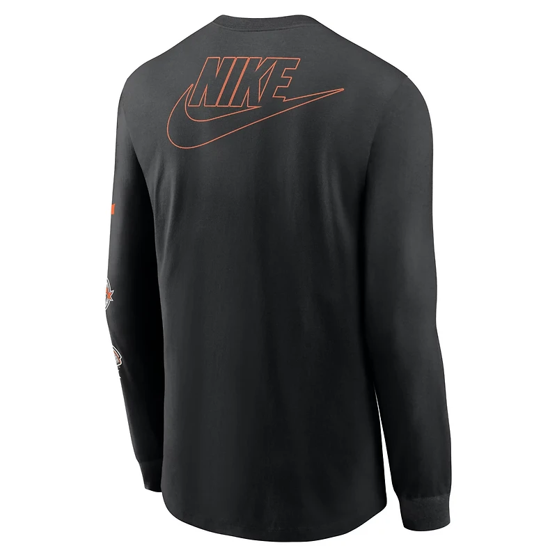 Nike San Francisco Giants Cooperstown Collection Knockout Long Sleeve T-Shirt