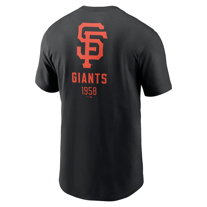 Nike San Francisco Giants Large Logo Back Stack T-Shirt