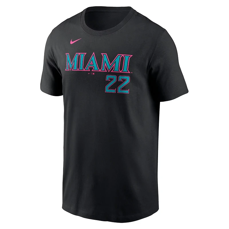 Nike Sandy Alcantara Miami Marlins 2025 City Connect Fuse Name Number T-Shirt