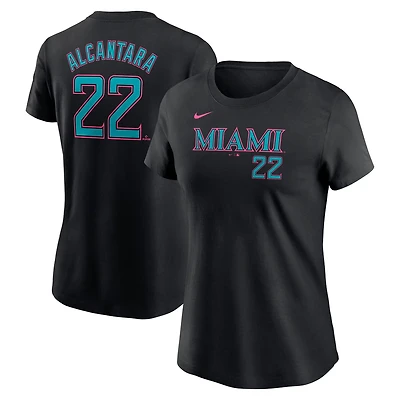 Nike Sandy Alcantara Miami Marlins 2025 City Connect Fuse Name  Number T-Shirt